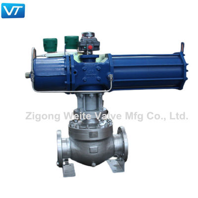 গুণ  Petroleum Gas Emergency Shutdown Valve API 6D Pneumatic ESD Valve কারখানা