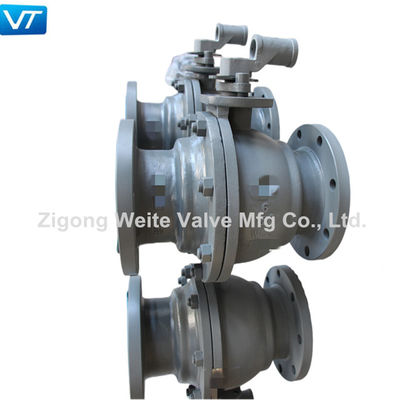 গুণ  6" Carbon Steel Floating Ball Valve Class 150 WCB Ball Valve কারখানা