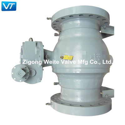 OEM 16&quot; 600LB WCB API 598 বল ভালভ সম্পূর্ণ বোর বড় আকারের নকল ইস্পাত