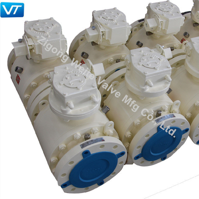 LF2 ENP 4&quot; 300LB ফ্লোটিং বল ভালভ নরম সিলিং RPTFE F6A স্টেম