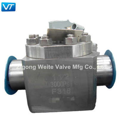 1-1/2'' 3000 Psi টপ এন্ট্রি ফায়ার সেফ বল ভালভ বডি নকল ইস্পাত