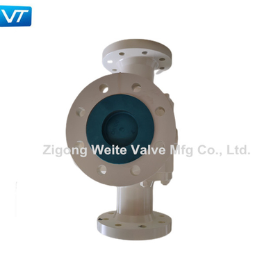 API 608 স্ট্যান্ডার্ড 3 ওয়ে বল ভালভ 4 ইঞ্চি API 598 ASME B16.10 ফ্ল্যাঞ্জ