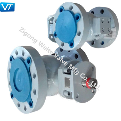 OEM API 6D V খাঁজ টাইপ বল ভালভ DN 300 একক আসন সিল