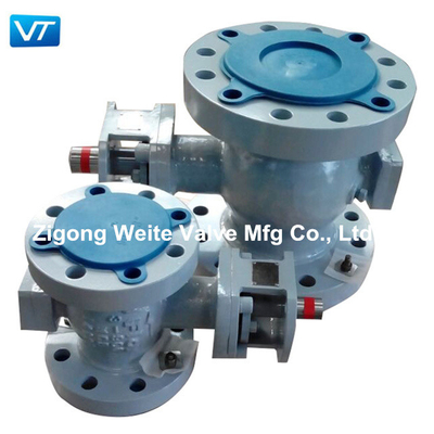 লিকপ্রুফ V টাইপ পাইপলাইন বল ভালভ 2&quot;-12&quot; V নচ বল ভালভ